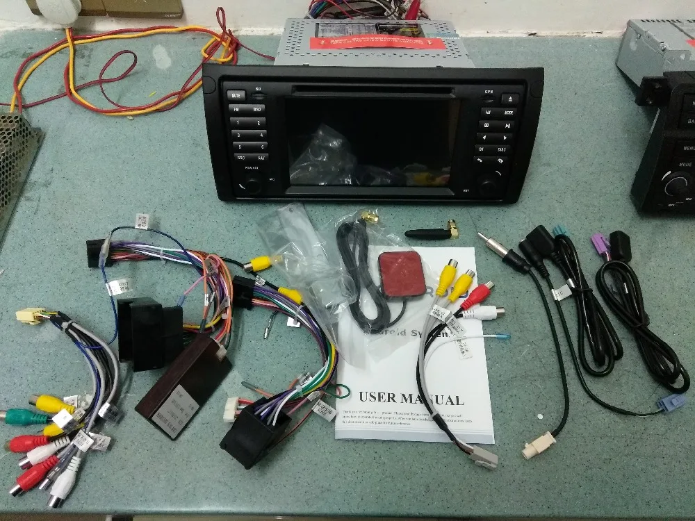 Android 10 0 8 ядер octa cor автомобильный dvd плеер для BMW E39 X5 E53 RAM 4G ROM 64G Wifi GPS Радио