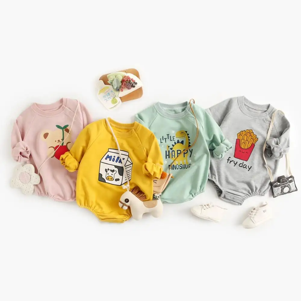 Baby Bodysuit Cotton Romper Sanlutoz Casual Long Sleeve Baby Boys Girls Bodysuits Autumn