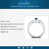 Jellystory clásico de las mujeres anillo de 925 joyas de plata con zafiro Esmeralda gemas amatista regalo de fiesta de boda tamaño 6-10 venta al por mayor ► Foto 2/6