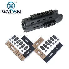 WADSN тактический Алюминиевый рельсовый чехол Комплект для MOE Handguard Пикатинни рельсовый аксессуар страйкбол hand guard WEX225 Охотничьи аксессуары