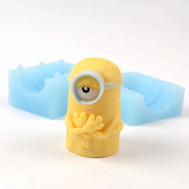 3D мультфильм мыло Плесень силиконовая форма для конфет и шоколада плесень DIY мыло ручной работы Инструменты украшения торта плесень