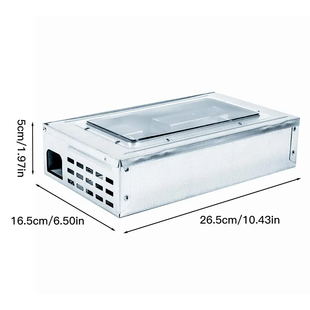 1Pcs Mouse Trap Multifunctional Perspective Window Bait Box Mouse Trap Cage Environmental friendly for Household Use