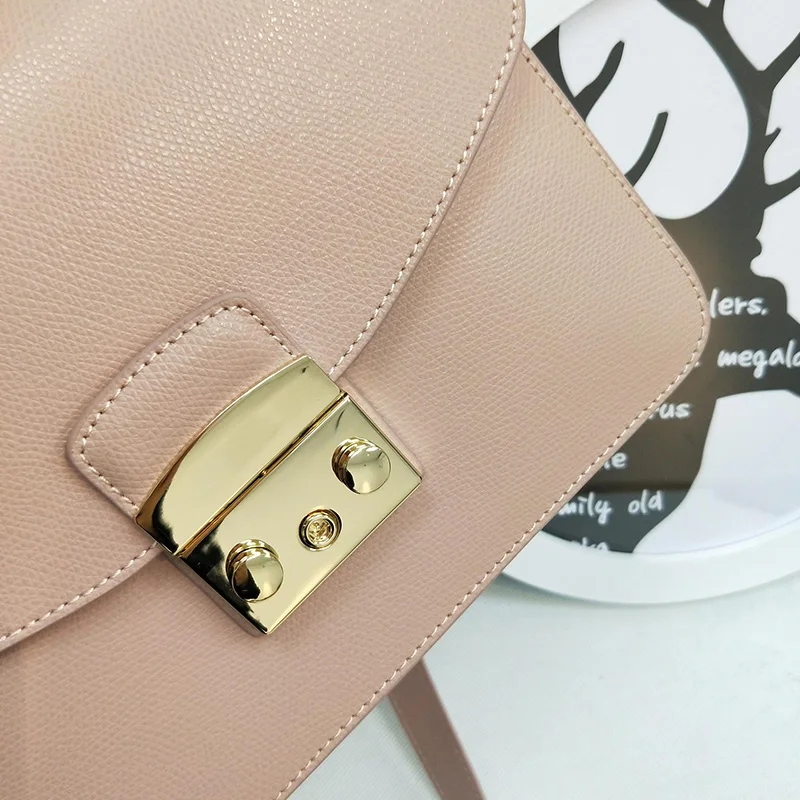 luxury brand genuine classic leather handbag shoulder slanting across flap bag with large capacity for women envelope bag