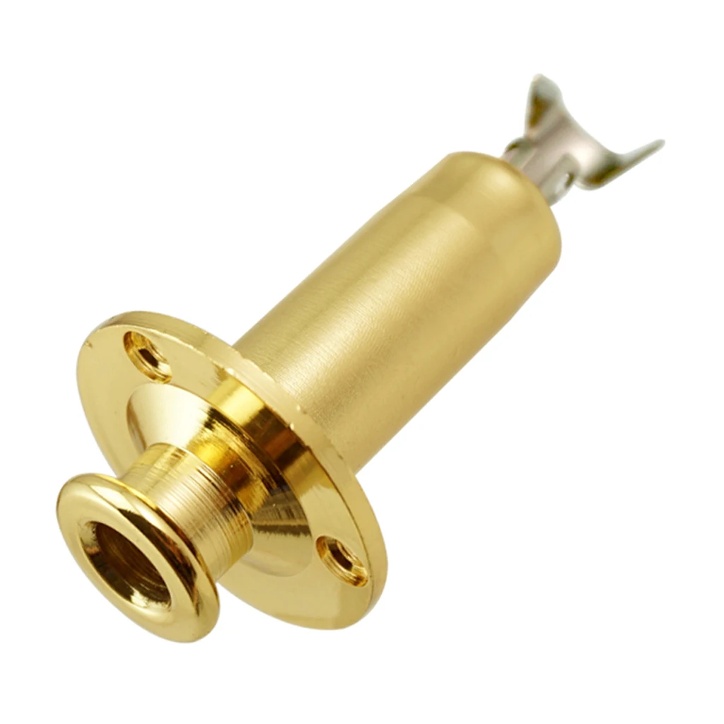 Removable Jack End Pin Output Input Jack Strap Sockets Guitar Tool for Acoustic Electric Guitar 1/4''