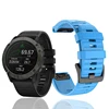 Correas para relojes Garmin Fenix, pulsera de silicona de colocación fácil y apertura fácil y rápida de 22 y 26mm para relojes Garmin Fenix 5, 5X, 3, 3HR, 6X, 6, 6S, S60 y MK1 ► Foto 1/6