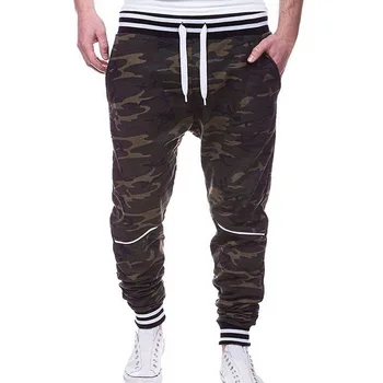 

Camouflage Men's Pants Spring And Autumn Military Style Thin Green Patchwork Trousers Jogging Casual Pants 2020 New