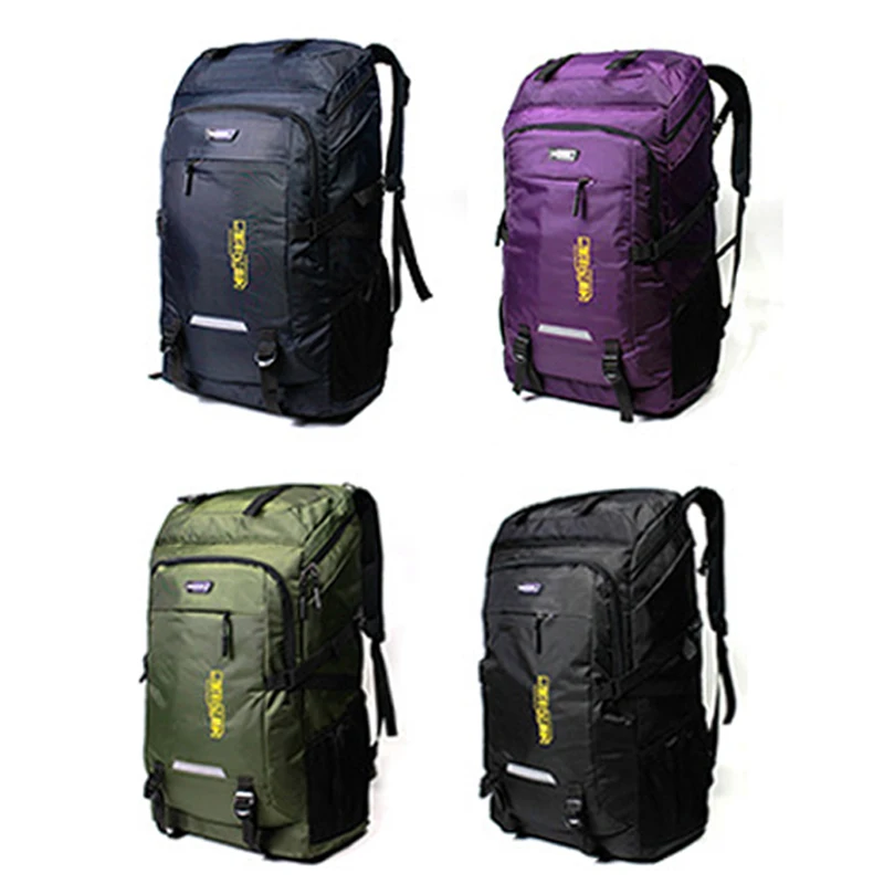 80L Unisex Men backpack travel pack sports bag pack waterproof Outdoor Mountaineering Hiking Climbing Camping backpack for male