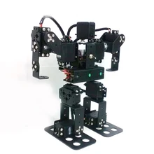 

9 Dof Humanoid Dance Robot / Metal Building Block Bipedal Walking Robot / Teaching DIY Kit for Arduino STEM Competition Toy