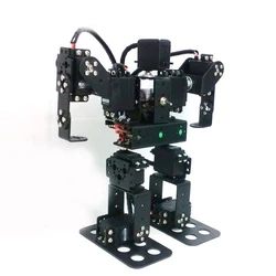 Robot de baile humanoide 9 dof, bloques de construcción de Metal, Robot que camina Bipedal, Kit de enseñanza DIY para Arduino STEM, juguete de competición