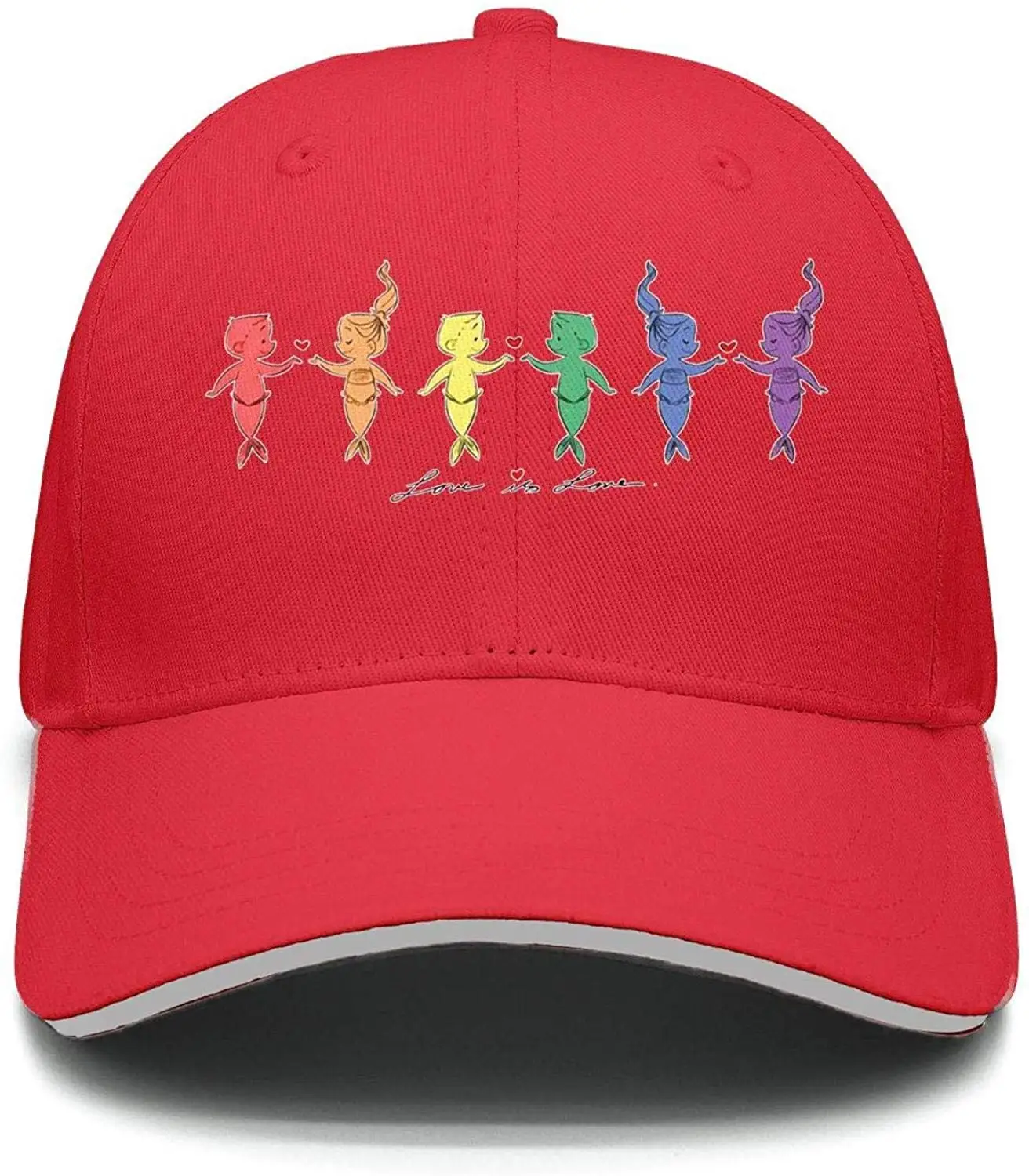 Gay Pride Радужный Флаг мужские милые регулируемые сетчатые Strapback Хлопковые бейсболки шапки