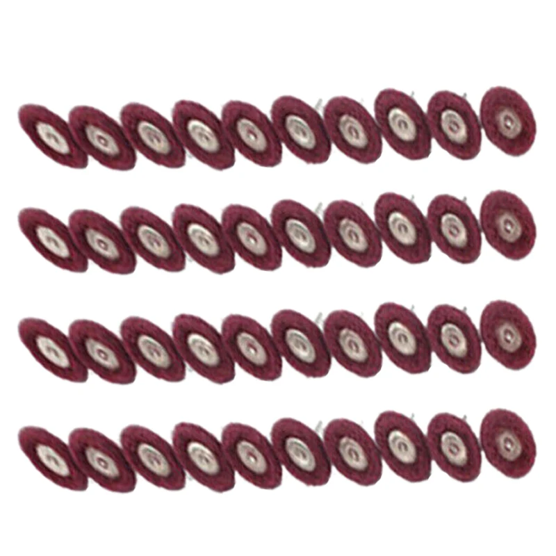 

80Pcs 25Mm Abrasive Scouring Pad Wheel Grinding Head Polishing Rotary Tools
