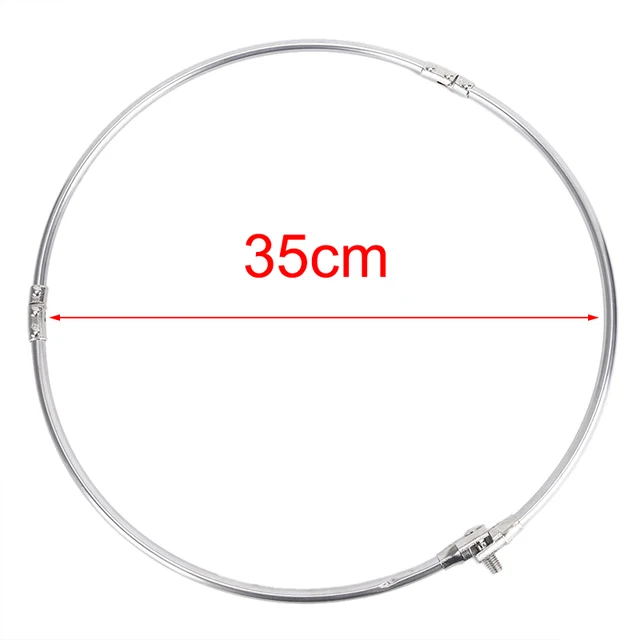Fishing Net Head Stainless Steel Fishing Folding Net Brail Head Round Dipnet Tackle Accessory HOT 35/40/45/50cm Sizes 4