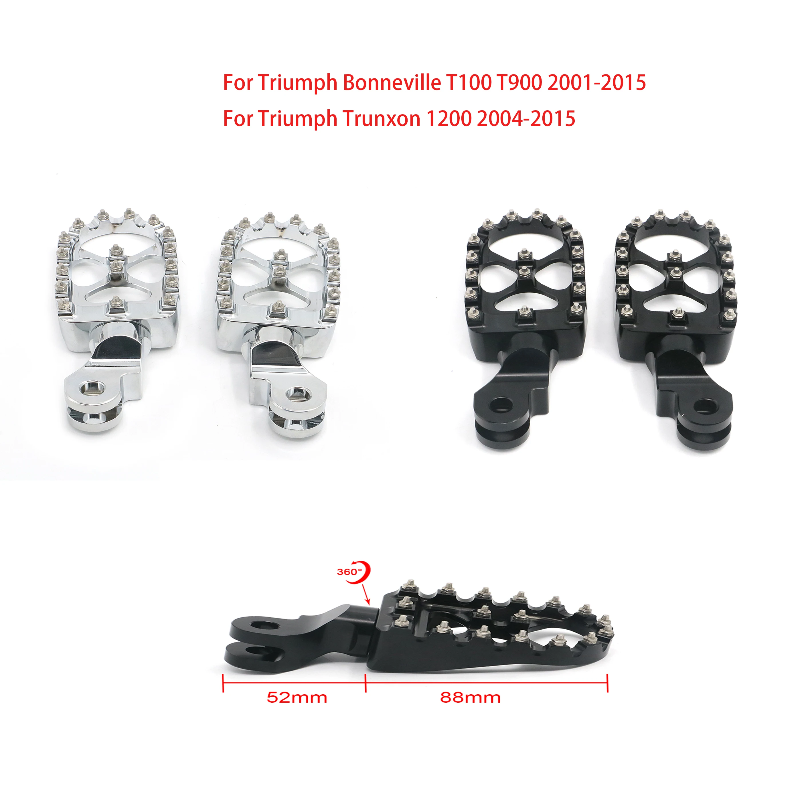Для Triumph Trunxon 1200 2004-2015 04-15 Bonneville T100 T900 2001-2015 01-15 алюминиевые передние и задние