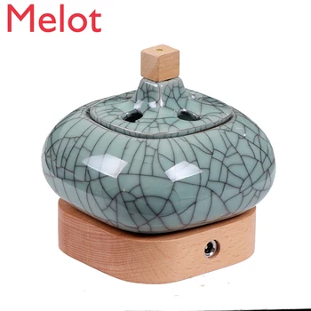 

Yunshang Incense Road Square round Electronic Incense Burner Timing Temperature Adjustment Electronic Burner Agarwood