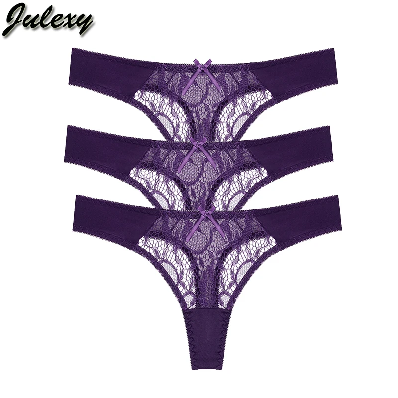 Julexy, сексуальное кружевное нижнее белье, женское белье, размеры s, m, l, xl, стринги, прозрачные трусики, открытые трусики для женщин, одноцветные