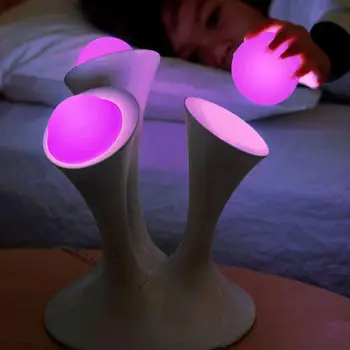 

Glo Night Light With Portable Balls Colorful Magic LED Balls For Baby Sleeping Bedroom lamp US Plug Christmas Gift For Children