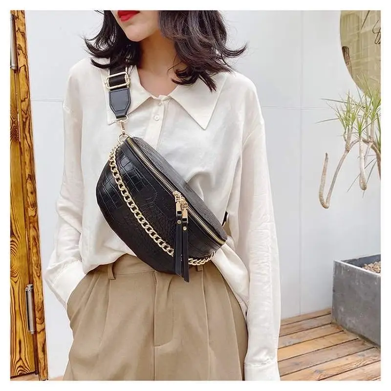 Retro Waist Bag Pu Leather Fanny Pack 