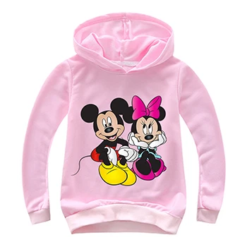 Thin Style Cinderella Snow White Baby Girls Jackets Lovely Unicorn Minnie Mickey Boys Hoodies Anna Elsa Cotton Girls Sweatshirt - Цвет: As the picture