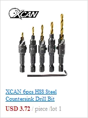 XCAN 3 мм-10 мм HSS Зенковка сверло набор развертки деревообрабатывающий фаска сверло Зенковка Pliot отверстие резак винтовое Отверстие Сверло
