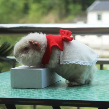 

Bunny Rabbit Guinea Pig Dress Summer Small Milk Mini Dog Cat Skirt Clothes for Teacup Chihuahua Yorkie Small Animal Accessories