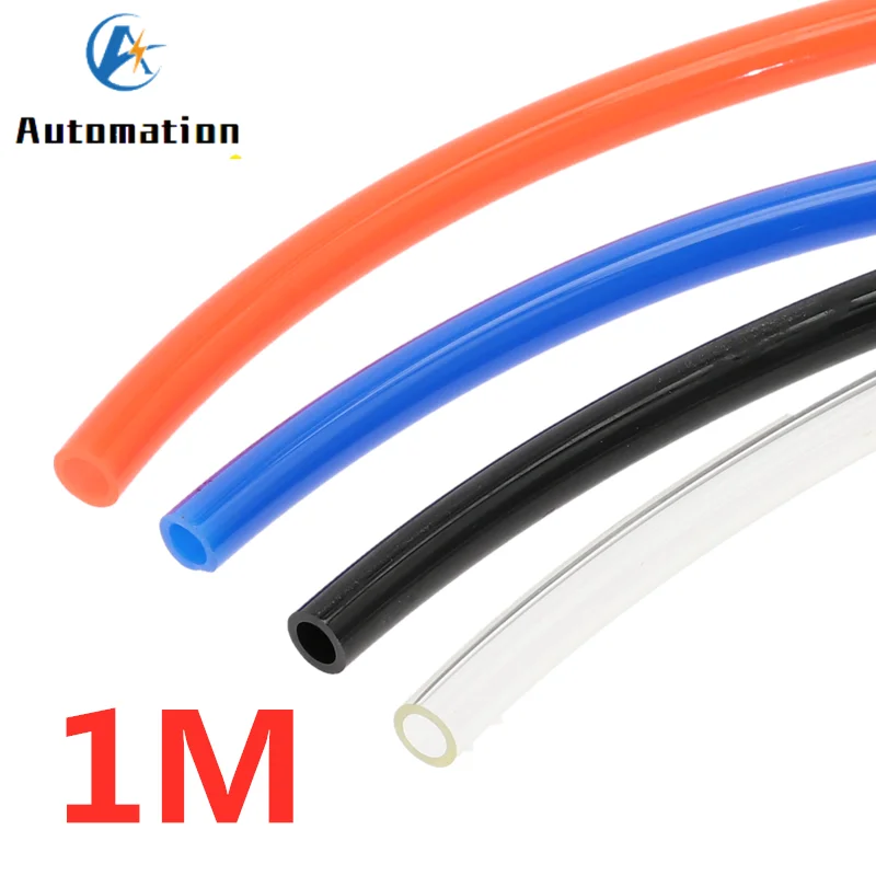 Details about   Pneumatic Air Compressor PU Hose with Fittings 4mmx6mmx10m Black 