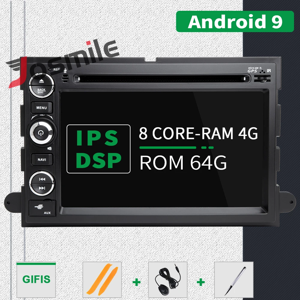 Ips Android 9 автомобильный DVD мультимедийный плеер для Ford F150 F250 F350 F450 Mustang Fusion Explorer Edge Escape Mercury 2005 2007 gps