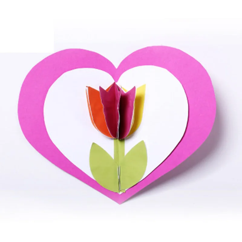  Teacher's Day Hand-made Diy Kindergarten Hand-made Three-dimensional Greeting Card for Children Cre - 4000063990964