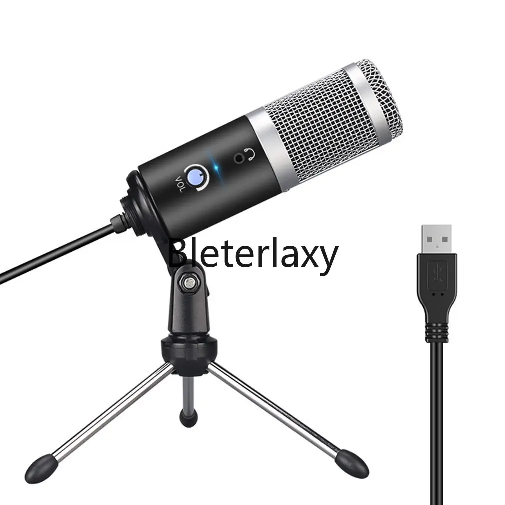 Конденсаторный Usb-микрофон компьютерный микрофон для Youtube подкастов записи