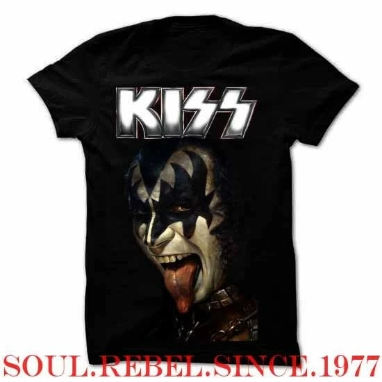 Мужская футболка из тяжелого металла KISS CLASSIC ROCK |