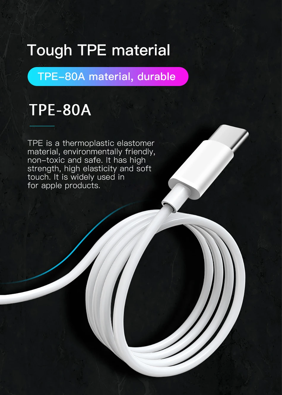 !ACCEZZ 5A USB Type C Fast Charging Cable For Huawei P30 P20 Mate 20 Pro SamSung S10 For Xiaomi Mi9 Mix 3 Quick Charge Data Cord (6)