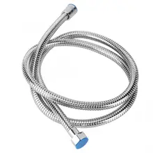 G1/2in домашняя ванная комната из нержавеющей стали с двойной пряжкой гальваническим гибким душ для купания шланг 0.8Mpa 0-80 градусов Цельсия
