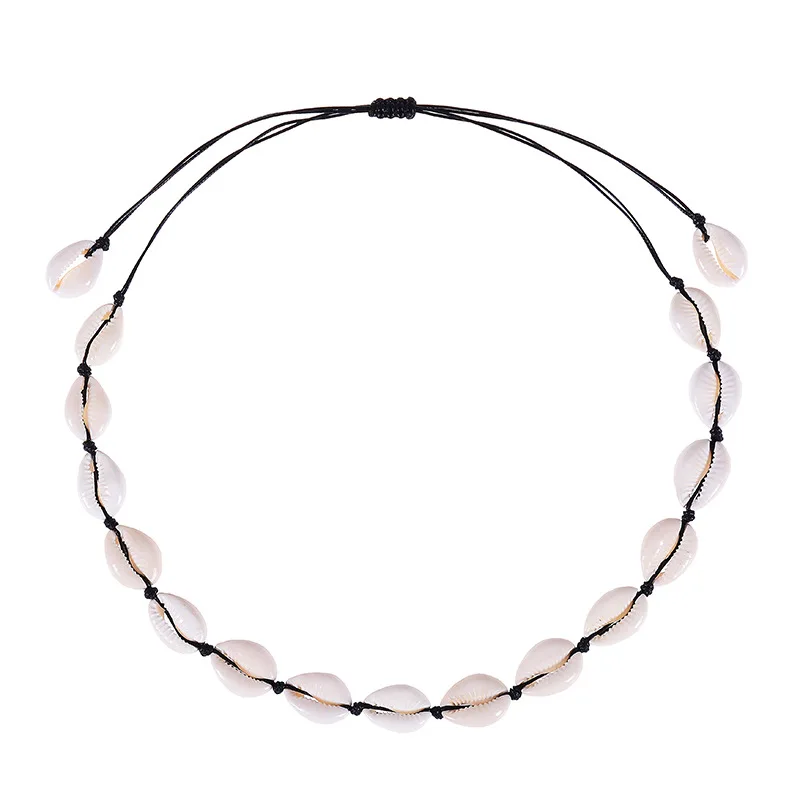 Cxwind Boho SeaShell ножной браслет для женщин бижутерия для ног Летний Пляжный браслет со ступнями ног Лодыжка на повязка на ноги морские браслеты из ракушек ювелирные изделия - Окраска металла: Necklace