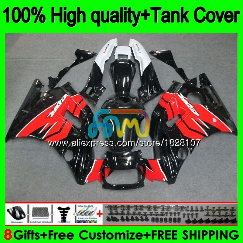 Комплект+ майка для HONDA CBR 600F2 1991 1992 1993 1994 1BS. 113 CBR600FS CBR черного и красного цвета 600 FS CBR600 F2 CBR600F2 91 92 93 94 обтекатель