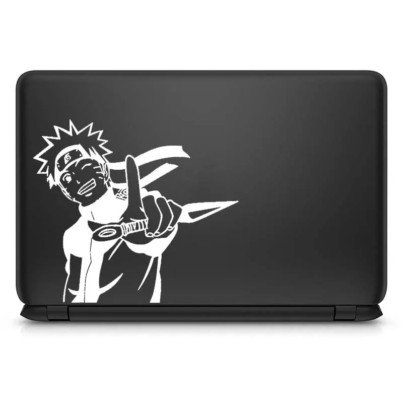 Наруто нинция японского аниме наклейка для ноутбука Macbook Decal Pro 1" Air retina 11 12 13 14 15 дюймов Mac Book Mi Ноутбук кожа - Цвет: White Decal