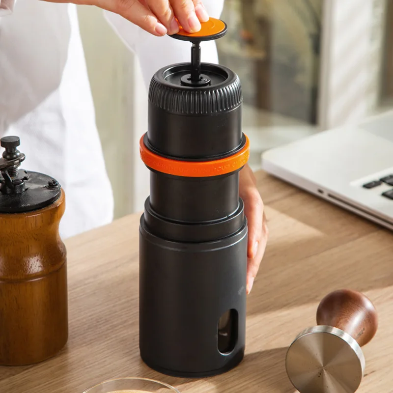 

Mini Hand Press Coffee Machine Portable Espresso Maker Suitable For Coffee Powder/Coffee Capsules Coffee Cup Coffee Supplies