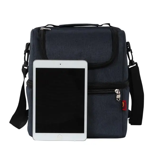 Double-layer ice pack waterproof and leak-proof insulation bag