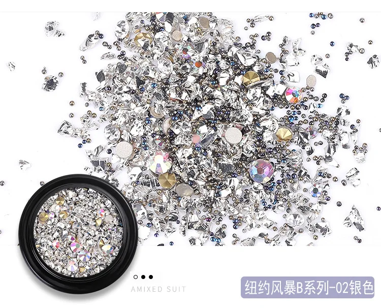 Играть роль ofing Нью-Йорк шторм бриллианты черный микро дрель смешанный черный ящик сломанный шнек trill сетка красный кристалл песок