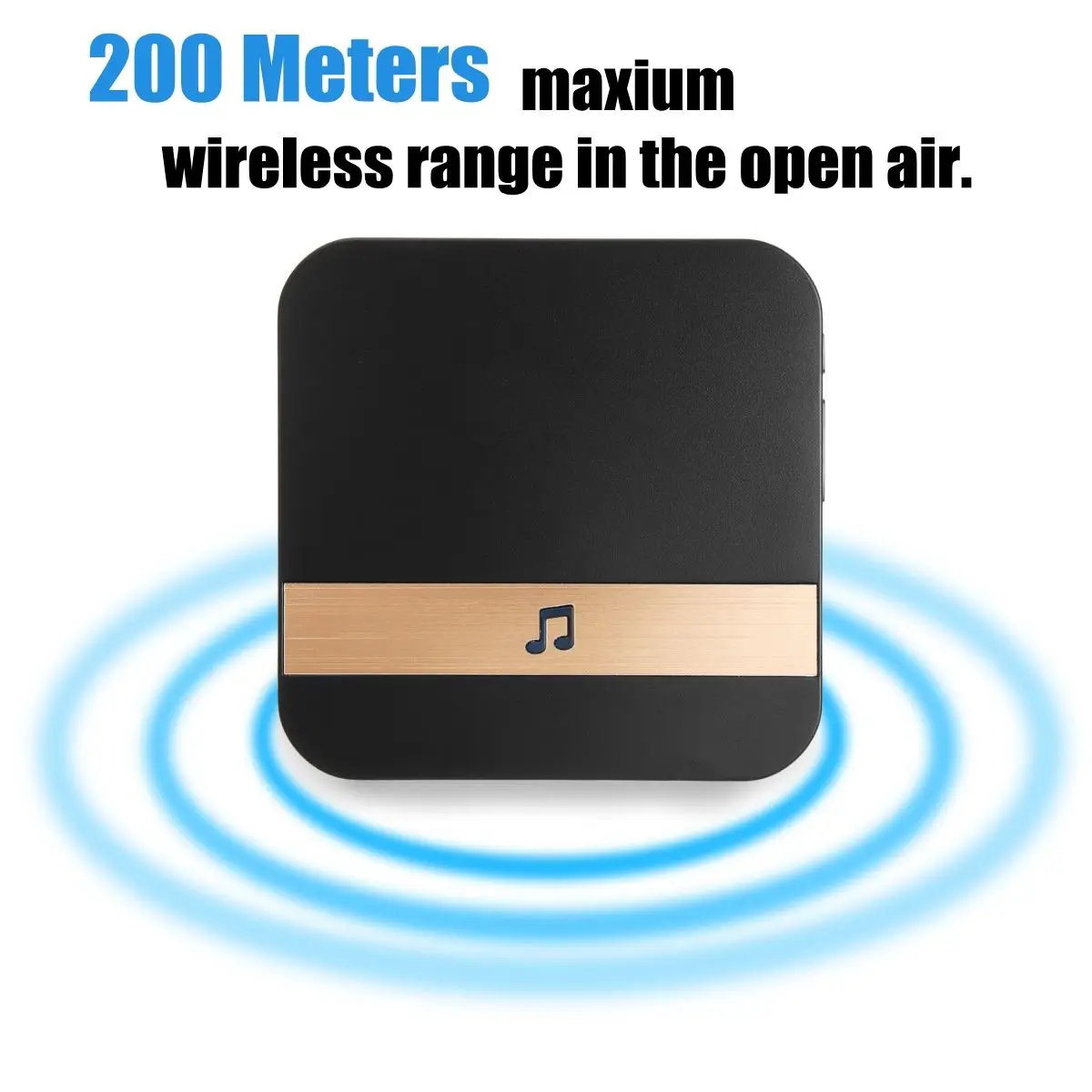 Indoor bell Беспроводной Wifi дверной звонок Инфракрасный умный видео звонок Домофон HD 1080P домашний IP дверной Звонок камера охранная сигнализация ИК Ночное Видение - Цвет: Indoor bell