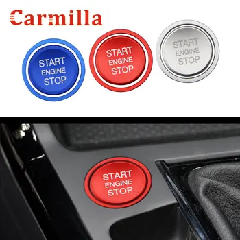 

Car Engine Start Stop Button Decoration Cover Ring Ignition Trim Sticker Decoration for Volkswagen VW Passat B8 2017 - 2019