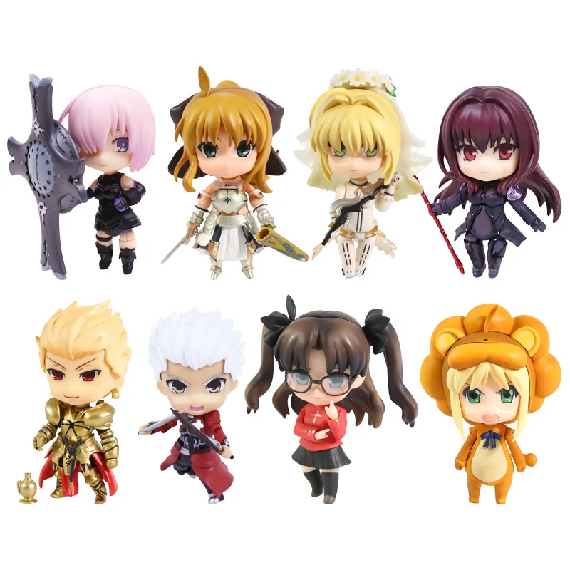 Fate/Stay Night Saber 77 50 387 Gilgamesh 410 Mash Kyrielite 664 Tohsaka Rin 409 Archer 486 экшн-фигурка игрушка кукла из