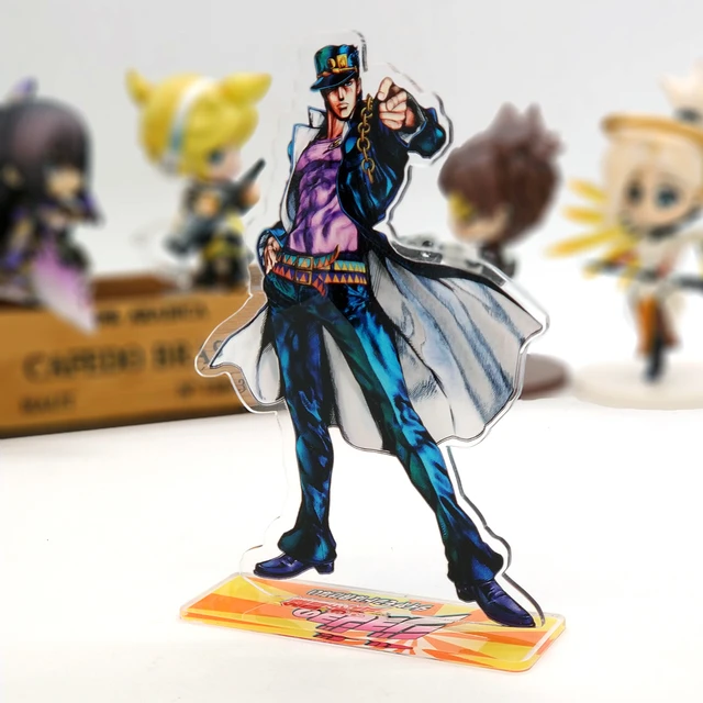 Jojos Bizarre Adventure Stand Model Plate Stone Ocean Series Jolyne Cujoh  Weather Report Figure Acrylic Stands Holder Desk Decor - AliExpress