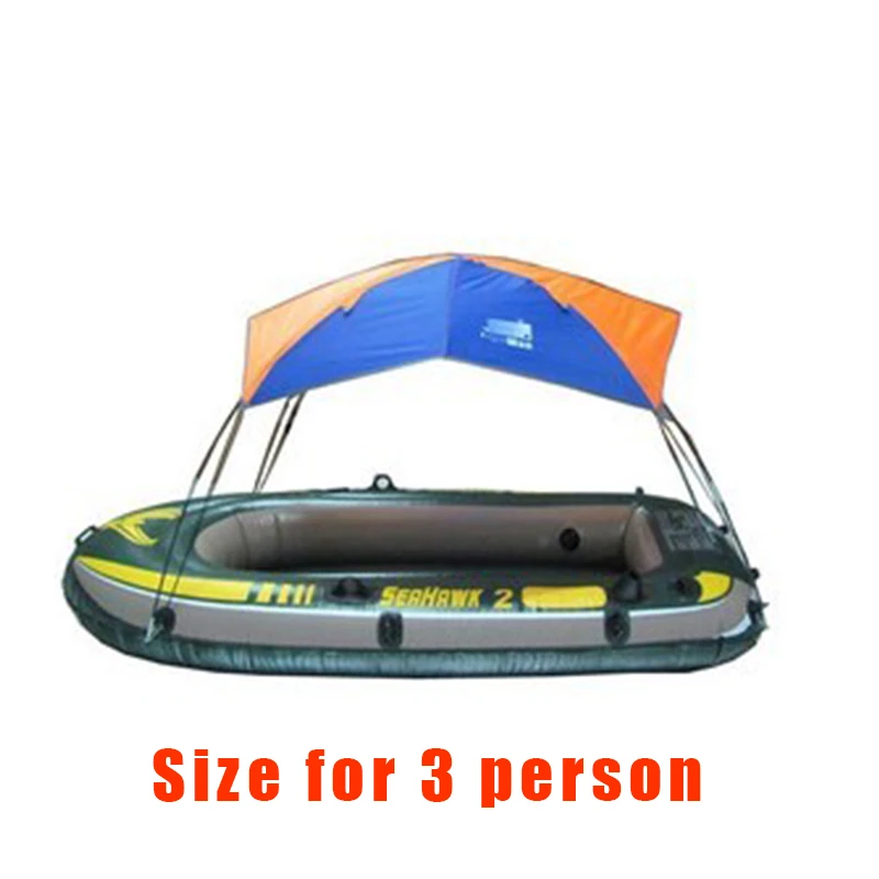 Size for 3 person 2-6person солнцезащитный навес для рыбной лодки водонепроницаемый тканевый солнцезащитный навес лодочная палатка лодка солнцезащитный козырек - Цвет: Size for 3 person
