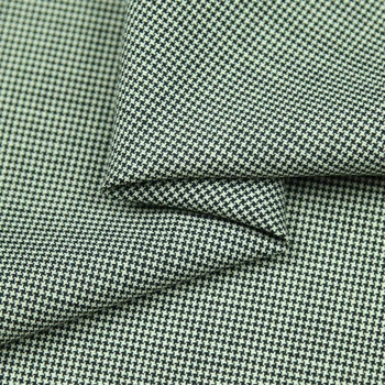

Houndstooth design wool worsted fabric 50% wool 50% Polyester 250g/meter,WF212