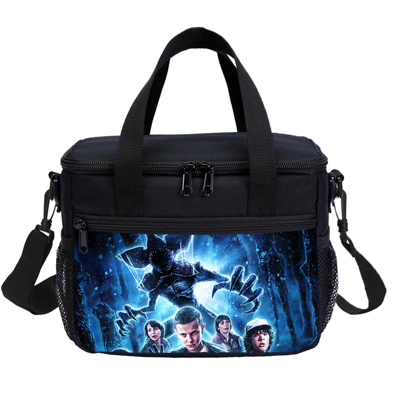 

Fashion Stranger Things Lunch Bag For Kids Insulated Cooler Bags Picnic Case Thermal Portable Men Lunch Box Wholesale Dropship