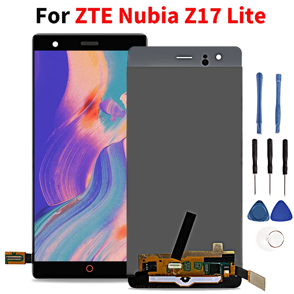 ЖК дисплей 5 &quotдля zte Nubia Z17 Lite NX591J кодирующий преобразователь сенсорного экрана в