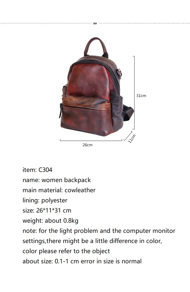 women backpack genuine leather (5)
