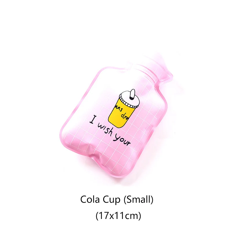 Cola Cup Милая мультяшная ручная теплая грелка, мини-бутылка для предотвращения дисменореи, портативная карманная ручная сумка для наполнения водой, сумка для горячей воды - Цвет: Cola Cup