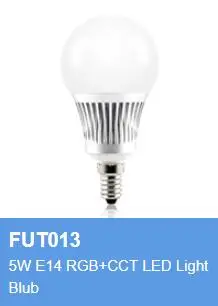 Светодиодная лампа E27 E14 GU10 MR16 FUT103 104 105 011 012 013 014 017 018 019 4 Вт 5 6 9 12 RGB + CCT RGBW двойной