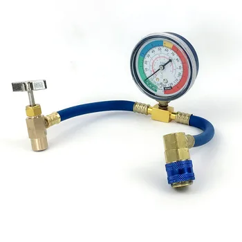 

AC R134A Car Auto Air Conditioning Refrigerant Recharge Measuring Hose Gauge Kit