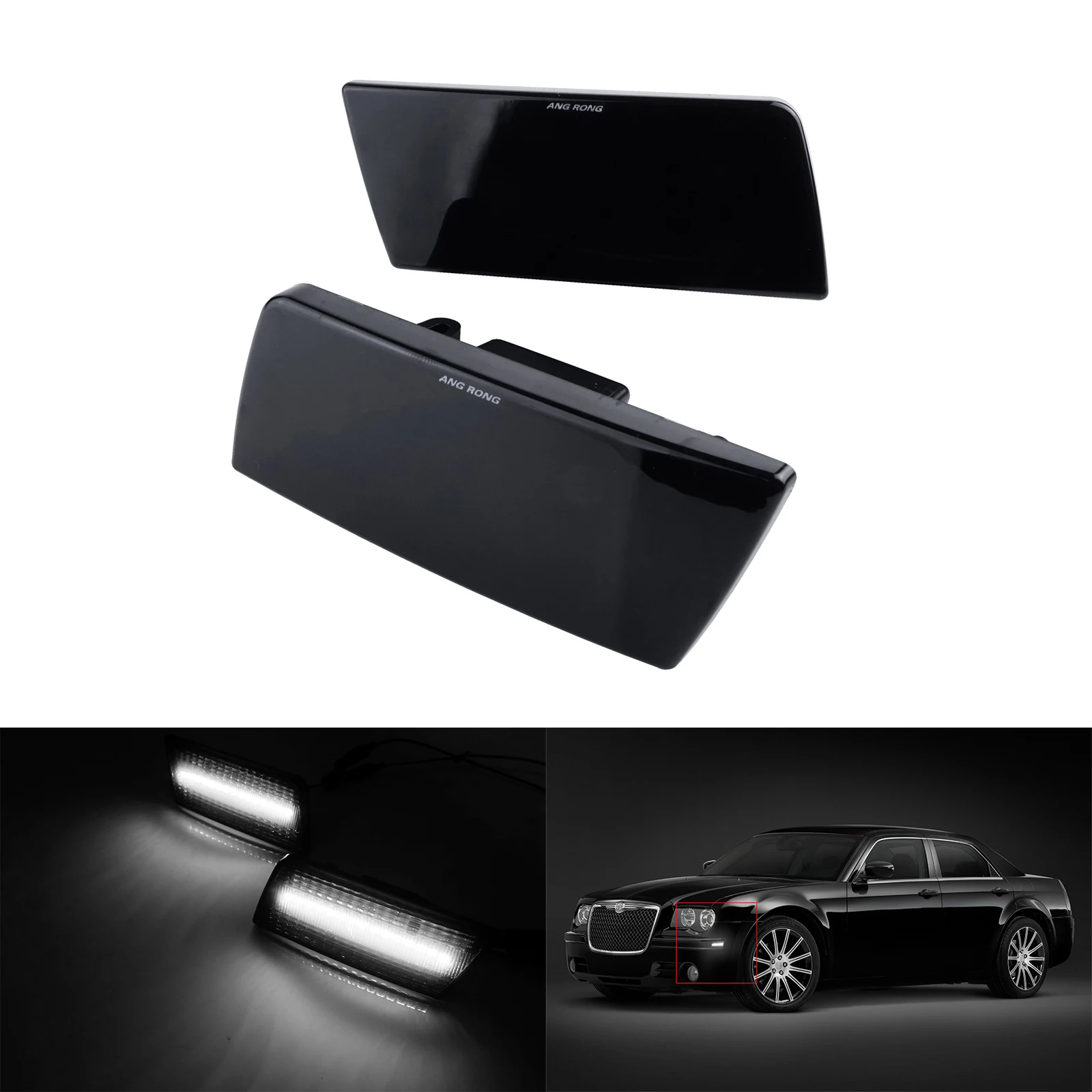 

2 шт., Светодиодные поворотники для Chrysler 300 2005-2010